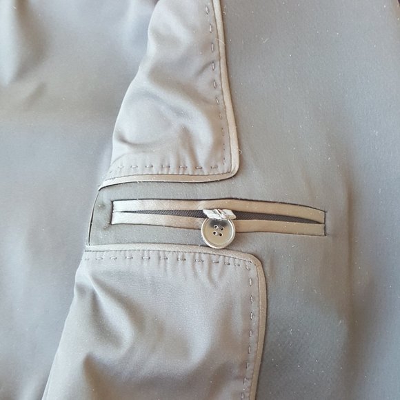 Lafayette 148 New York ! wool, Silk-Lapel Tuxedo Vest - Picture 4 of 15